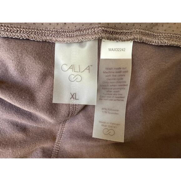 CALIA Warm Edition High Rise Full‎ Length Leggings Luxe Muave NWT WOMENS XL - Picture 6 of 6
